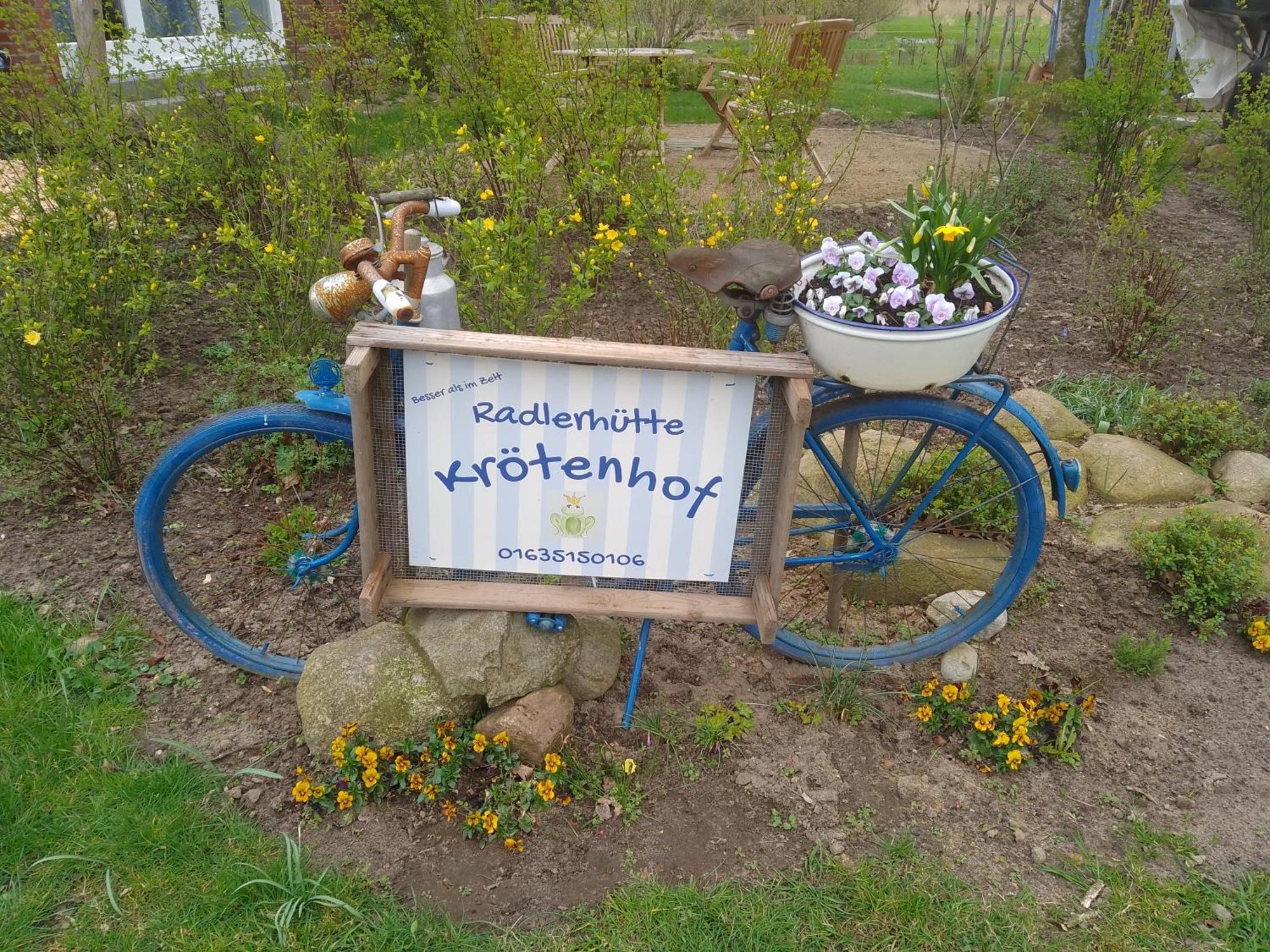 Huette Kroetenhof, Radfahrer Uebernachtung Barforde Exterior photo